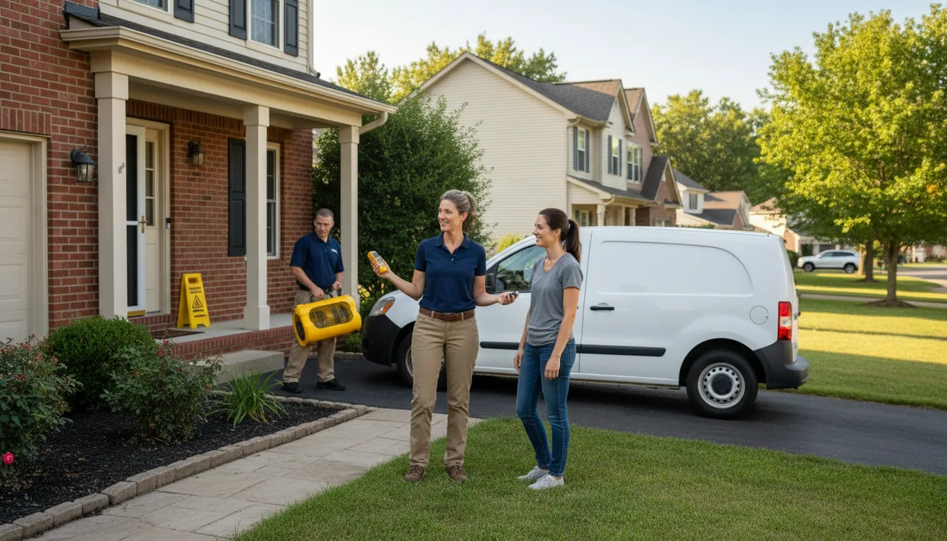 Water restoration image for Water Damage & Restoration Services in Buckland, OH